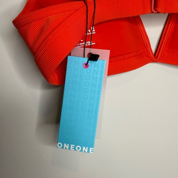 Women's Red Jenna swim top OneOne swim - Picture 7 of 8